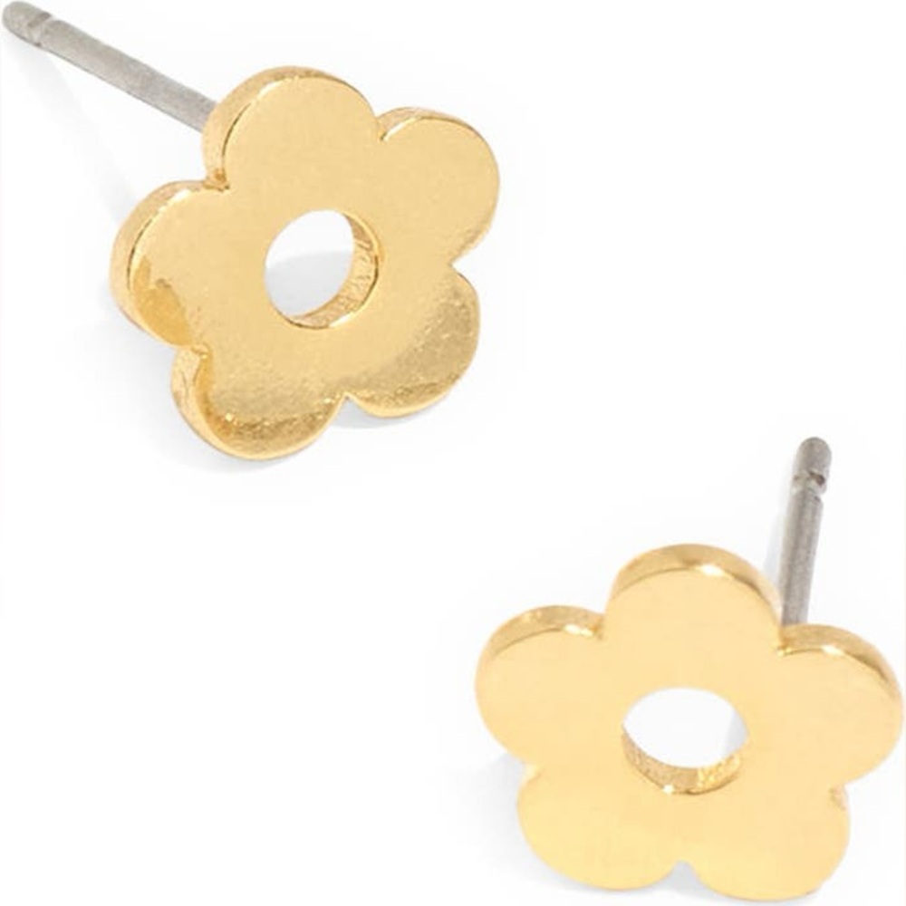 NWT Madewell Retro Daisy Stud Earrings - Picture 2 of 2